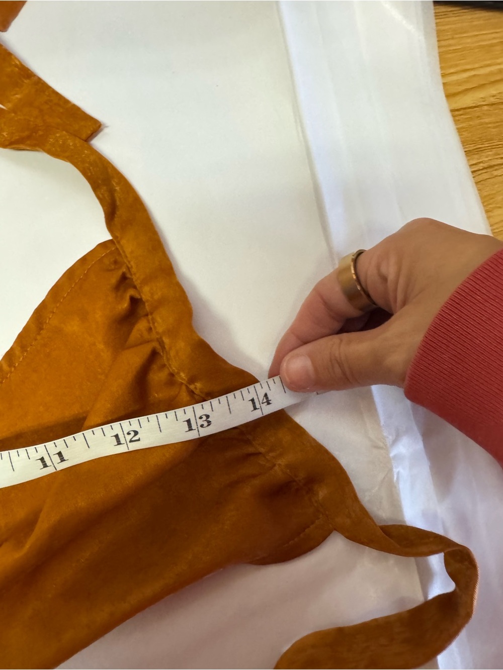 Peppermayo Burnt Orange Cutout Maxi Dress Backless Halter Party Dinner Size 0 - Picture 9 of 10